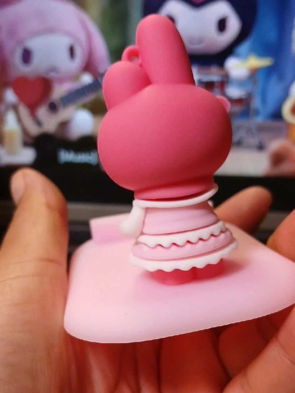 Sanrio My Melody Pink Figurine Phone Stand